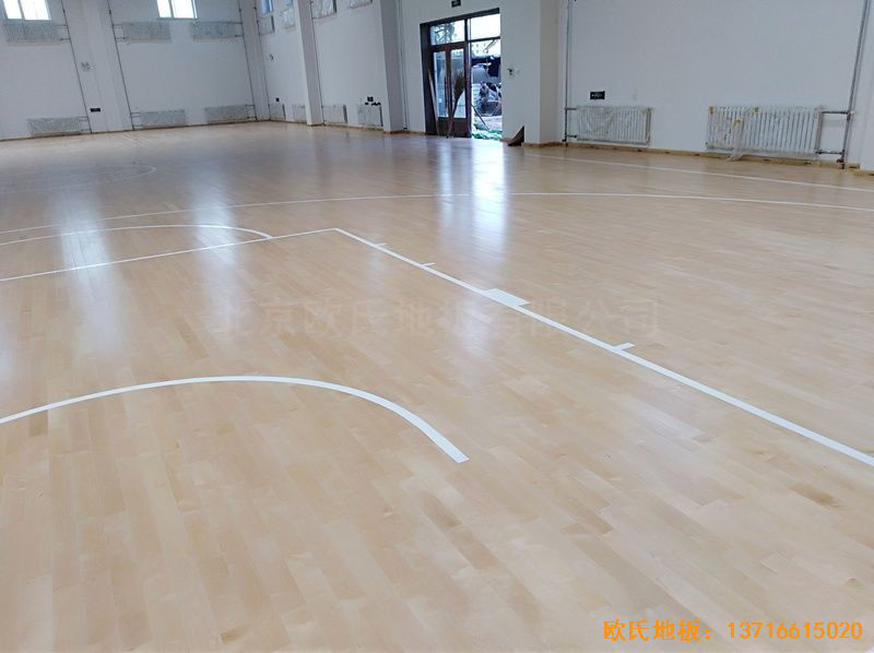 佳木斯同江消防隊體育木地板鋪設案例