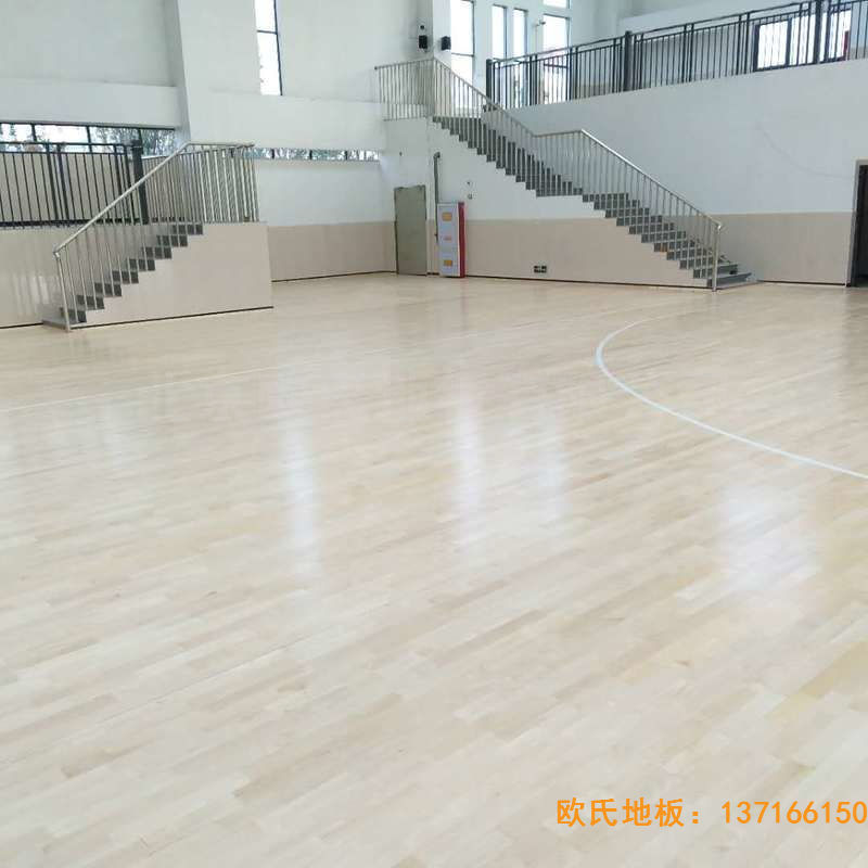 贛州寧都縣城關小學九章路校區運動地板鋪設案例