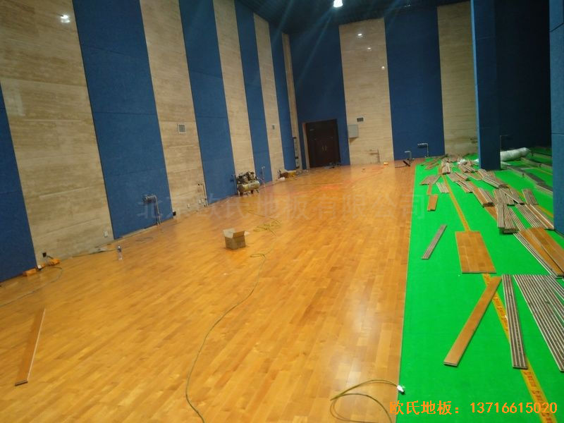 內蒙古赤峰中國稅務總局職工活動中心體育地板施工案例