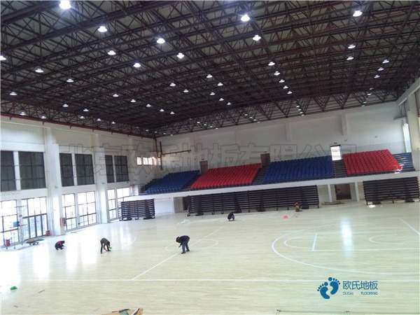 學(xué)校籃球場(chǎng)館地板防火