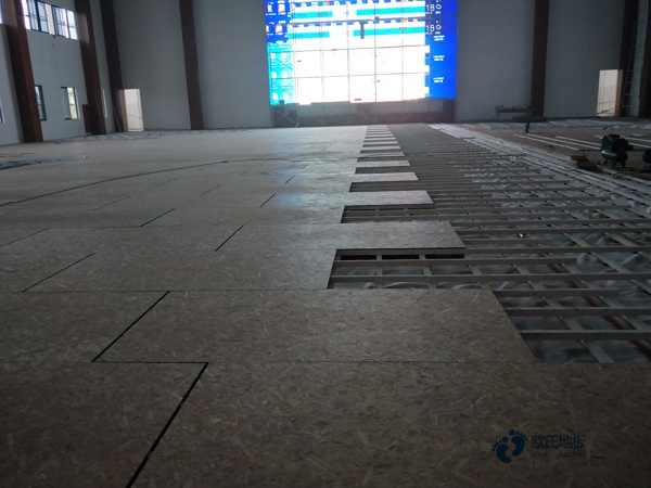 學校體育場木地板施工流程