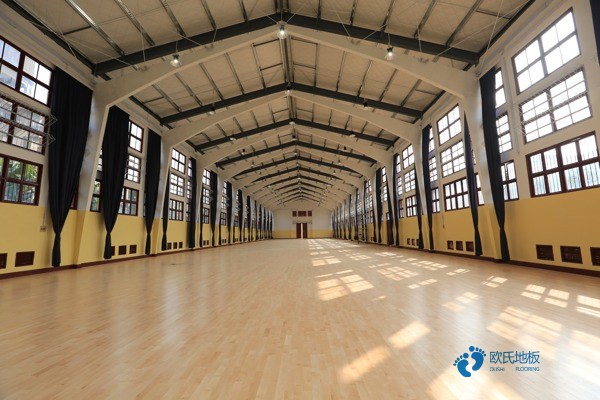 學(xué)校籃球場(chǎng)館地板抗壓