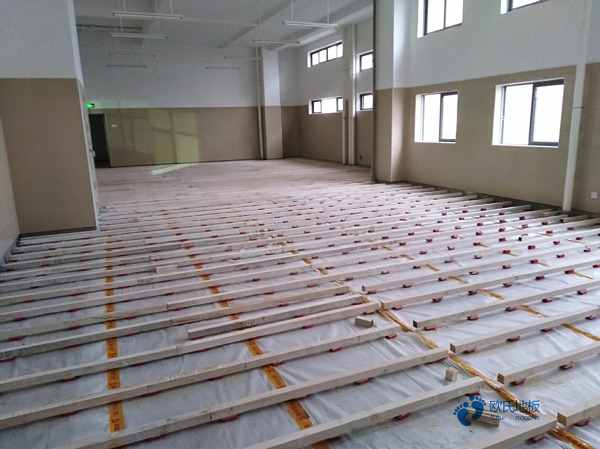 雙龍骨籃球場館木地板環保