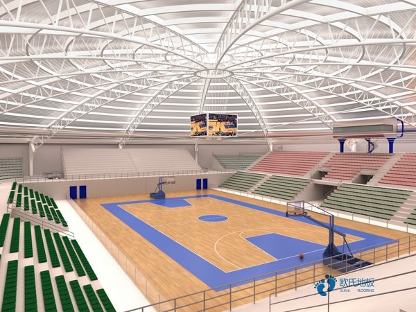 體育場館木地板哪有2