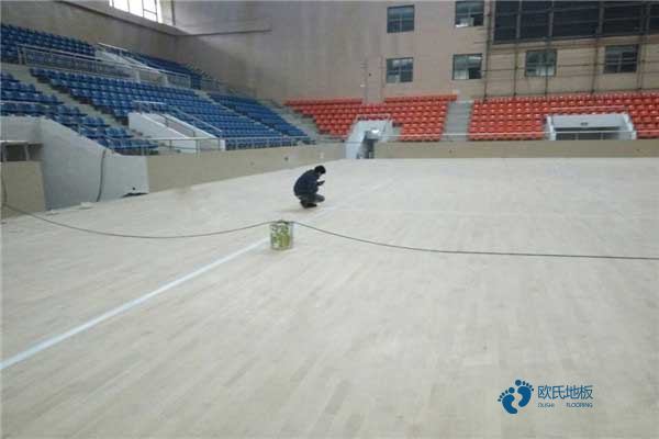 雙層龍骨運(yùn)動體育木地板3