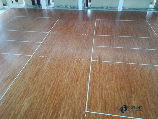 高品質(zhì)運動體育地板施工費用