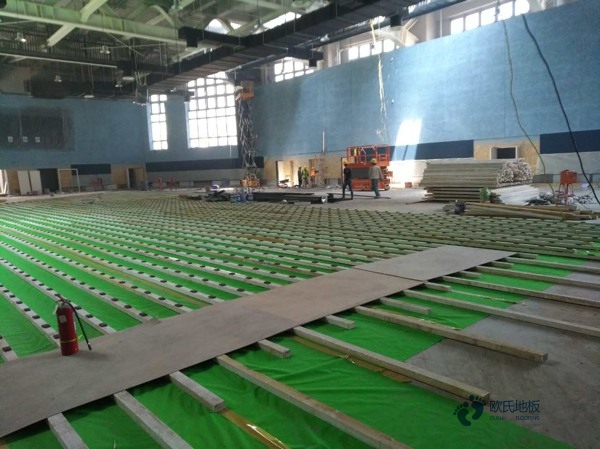 室內運動木地板修復