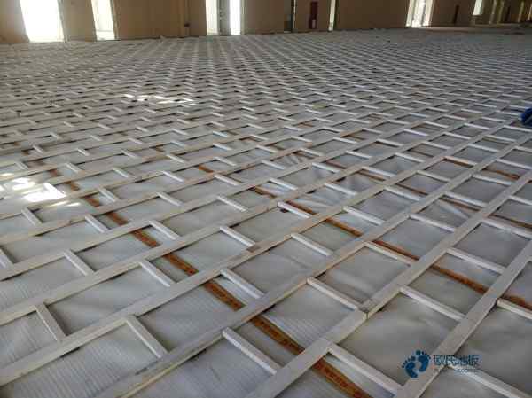質量好籃球運動地板施工步驟3
