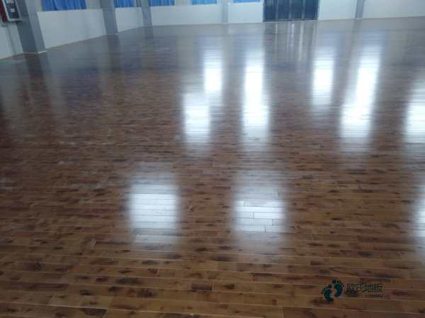 質量好籃球運動地板施工步驟1